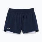 Pantaloni scurți de tenis pentru femei Lacoste GF9972 navy blue/phoenix blue