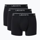 Boxeri pentru bărbați Lacoste 5H3202 Microfibra Negro 3 pack black
