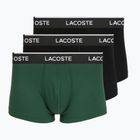 Boxeri pentru bărbați Lacoste 5H1300 3 pack black/green