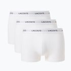 Boxeri pentru bărbați Lacoste 5H5150 3 pack white