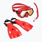 Set Aqualung Hero Set de snorkel pentru copii roșu SV1160675SM
