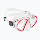 Mască de scufundări Aqualung Hawkeye transparent/roșu MS5570006