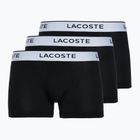 Boxeri pentru bărbați Lacoste 5H8385 3 pary black