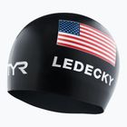 Cască de înot TYR Ledecky Silicone black