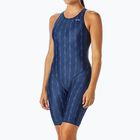 Costum de baie întreg pentru femei TYR Fusion 2 Aerofit Shortjohn navy