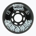 Roți pentru role FR Skates Street Invaders Wheels 80mm/84A X4 black/black