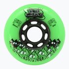 Roți pentru role FR Skates Street Invaders Wheels 80mm/84A X4 green/black