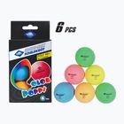 Mingi de tenis de masă Donic-Schildkröt Colour popps Poly 40+ 6buc. multicolour