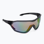 Ochelari de protecție pentru bicicletă Alpina S-Way VM coal matt black/rainbow mirror