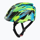 Cască de bicicletă pentru copii Alpina Pico neon green/ blue gloss