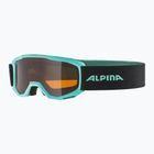 Ochelari de schi pentru copii Alpina Piney aqua matt/ orange