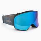Ochelari de schi Alpina Slope Q-Lite black/ dirblue matt/ blue
