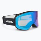 Ochelari de schi Alpina Slope Q-Lite black matt/ blue