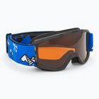 Ochelari de schi pentru copii Alpina Piney black/ blue matt/ orange