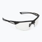 Ochelari de soare Alpina Nylos HR black transparent matt/ clear