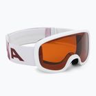 Ochelari de schi pentru copii Alpina Piney 2.0 white/rose matt/orange