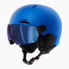 Cască de schi pentru copii Alpina Zupo 2 Visor Q-Lite blue matt