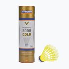Fluturași de badminton VICTOR Nylon Shuttle 2000 medium 6 buc. yellow