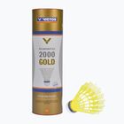 Fluturași de badminton VICTOR Nylon Shuttle 2000 fast 6 buc. yellow