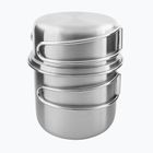 Set de vase turistice Tatonka Handle Mug 500 ml steel