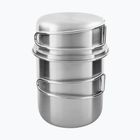 Set de vase turistice Tatonka Handle Mug 600 ml steel