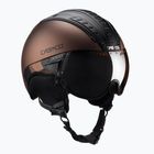 Cască de schi CASCO SP-2 Carbonic Visor maro 07.3733