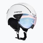 Cască de schi CASCO SP-2 Photomatic Visor structurat alb lucios