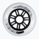 Powerslide Spinner 100 mm/88A roți rollerblade 3 buc alb.
