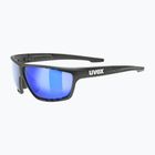 Ochelari de soare UVEX Sportstyle 706 black matt/mirror blue