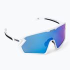 UVEX Sportstyle 231 2.0 ochelari de ciclism alb mat/albastru oglindă 53/3/026/8806