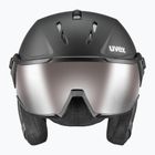 Cască de schi UVEX Instinct Visor PRO V black matt/silver/silver