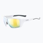 Ochelari de soare UVEX Mtn Venture CV white matte/mirror gold