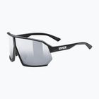 Ochelari de soare UVEX Sportstyle 237 black matt/mirror silver