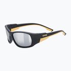 Ochelari de soare pentru copii UVEX Sportstyle 514 black matt/mirror silver