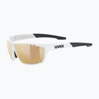 Ochelari de soare UVEX Sportstyle 706 CV V white matt/litemirror red