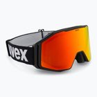 Ochelari de schi  UVEX Gravity FM black matt/mirror red orange clear