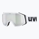 Ochelari de schi  UVEX Gravity FM white matt/mirror silver clear green