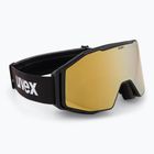 Ochelari de schi  UVEX Gravity FM black matt/mirror gold orange clear