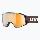 Ochelari de schi  UVEX Gravity FM black matt/mirror gold orange clear