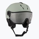 Cască de schi UVEX Instinct Visor oxid green matt/mirror silver/smoke