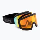 Ochelari de schi  UVEX Evidnt Attract S V + case black matt/mirror rainbow clear
