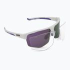 Ochelari de soare UVEX Axos Set white matt/mirror purple/clear