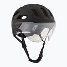 Cască de bicicletă UVEX Stride Visor black matt/litemirror silver