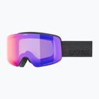 Ochelari de schi pentru copii UVEX Pwdr FM black matt/mirror ruby/green/clear