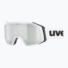Ochelari de schi UVEX Gravity FM white matt/mirror silver/green/clear