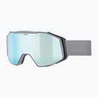 Ochelari de schi UVEX Gravity FM rhino matt/mirror ice/green/clear