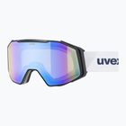 Ochelari de schi UVEX Gravity FM S2 black matt/mirror blue