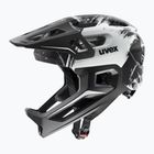 Cască de ciclism pentru copii UVEX React Fullface Jr black/white matt