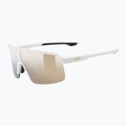 Ochelari de soare UVEX Ramp white matt/mirror gold