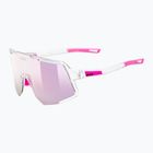 Ochelari de soare UVEX Sequenze clear/mirror pink
